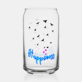 Geluk Blikvorm Glas (Achterkant)