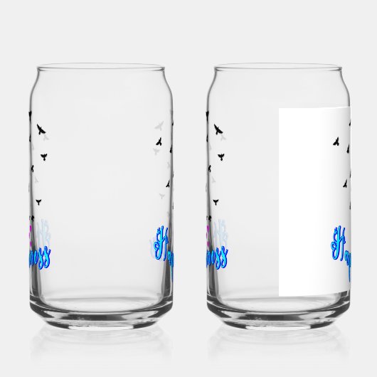 Geluk Blikvorm Glas (Links)