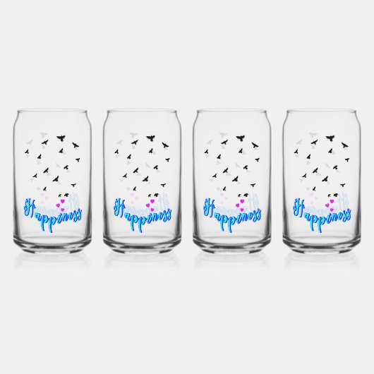 Geluk Blikvorm Glas (Voorkant)