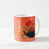 Geluk bloeit van binnen koffiemok (Voorkant rechts)