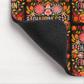 Geluk bloeit van binnen muismat (Hoek)