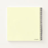 Geluk bloeit van binnen notitieboek (Achterkant)