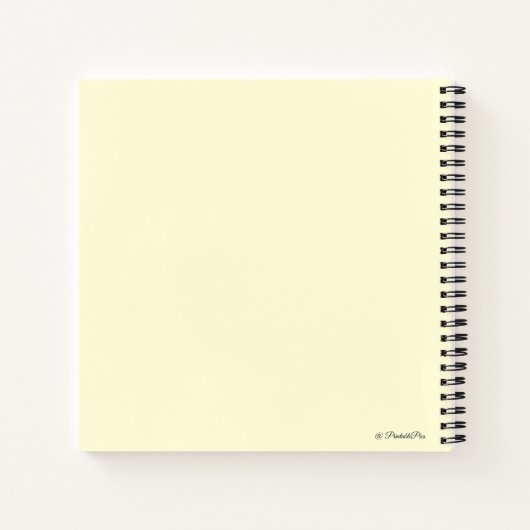 Geluk bloeit van binnen notitieboek (Achterkant)