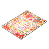 Geluk bloeit van binnen notitieboek (Linkerzijde)