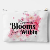 Geluk bloeit van binnenuit groot etui (Achterkant)