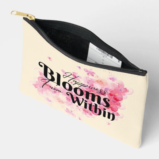 Geluk bloeit van binnenuit klein etui (Open)