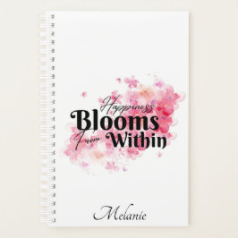 Geluk bloeit vanuit de planner