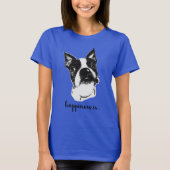 geluk : boston verschrikkelijke puppy t-shirt (Voorkant)