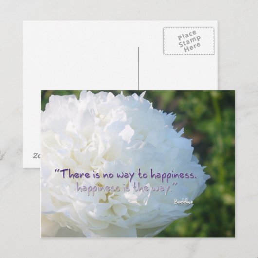 Geluk Briefkaart (Voorkant / Achterkant)