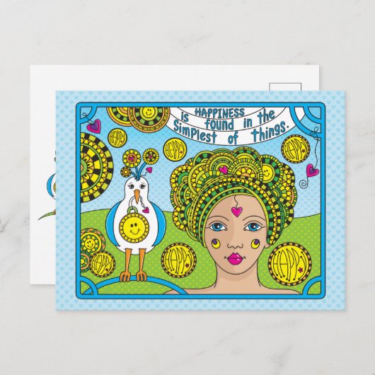 Geluk_ Briefkaart (Voorkant / Achterkant)