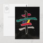 geluk briefkaart (Voorkant / Achterkant)