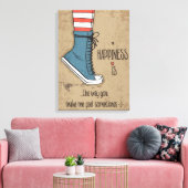 Geluk Canvas Afdruk (Insitu (Woonkamer))