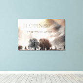 Geluk Canvas Afdruk (Insitu (Houten vloer))