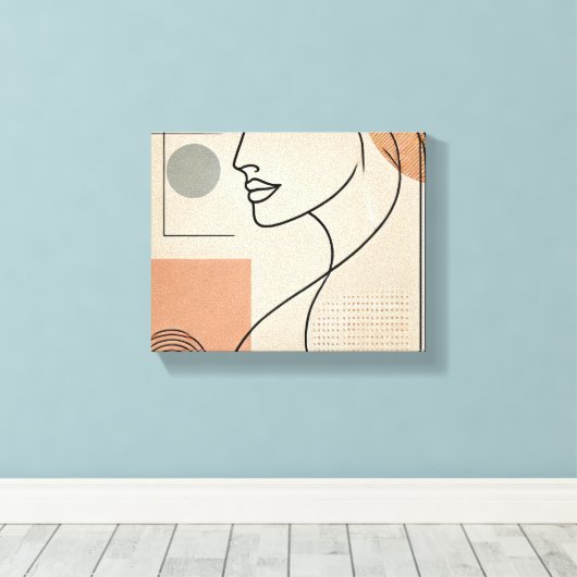 geluk canvas afdruk (Insitu (Houten vloer))