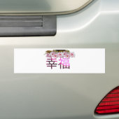 Geluk-Chinese tekens Bumpersticker (Op auto)