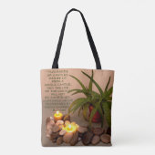 Geluk citaat van Boeddha | foto van stilleven Tote Bag (Achterkant)