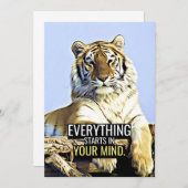 Geluk citeert alles in uw geest save the date (Voorkant / Achterkant)