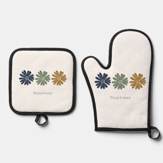 Geluk Daisies Ovenwant & Pannenlap Set