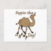 Geluk dan een Camel op Hump Day Briefkaart (Voorkant)