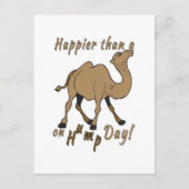 Geluk dan een Camel op Hump Day Briefkaart (Voorkant)
