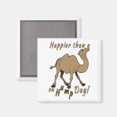 Geluk dan een Camel op Hump Day Magneet (Voorkant / Achterkant)