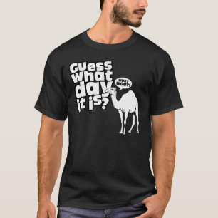 Geluk dan een Camel op Hump Day T-shirt