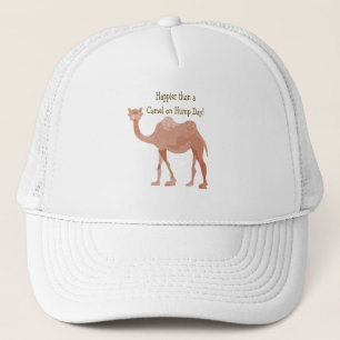 Geluk dan een kameel op Hump Day Trucker Pet
