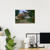 Geluk - De Boerderij bij de Ingang van het Bos Poster (Thuiskantoor)