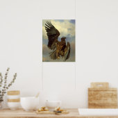 Geluk - De Gewonde Adelaar Poster (Keuken)