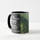 Geluk de sleutel tot succes mok (Voorkant links)