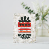 Geluk doet ertoe Briefkaart - Abstracte kunst (Staand voorkant)