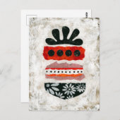 Geluk doet ertoe Briefkaart - Abstracte kunst (Voorkant / Achterkant)