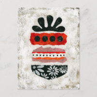 Geluk doet ertoe Briefkaart - Abstracte kunst