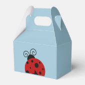 Geluk een lieveheersbeestje Schattige Cartoon Bedankdoosjes (Achterkant)