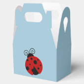 Geluk een lieveheersbeestje Schattige Cartoon Bedankdoosjes (Geopend)