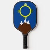 Geluk en bestemming pickleball paddle (Voorkant)