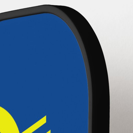 Geluk en bestemming pickleball paddle (Links Detail)