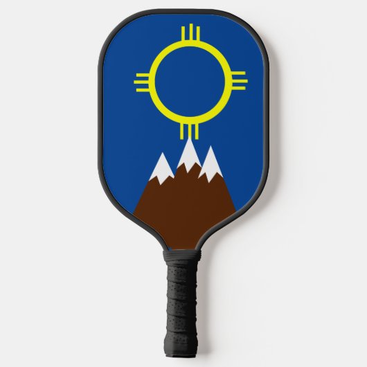 Geluk en bestemming pickleball paddle (Achterkant)