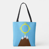 Geluk en bestemming tote bag (Achterkant)