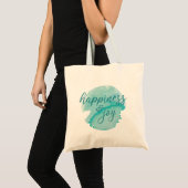 Geluk en Joy Tote Bag (Voorkant (product))