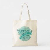 Geluk en Joy Tote Bag (Achterkant)
