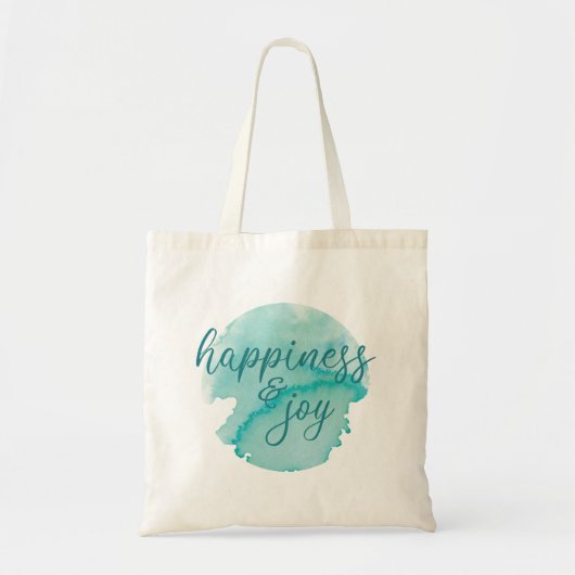 Geluk en Joy Tote Bag (Voorkant)