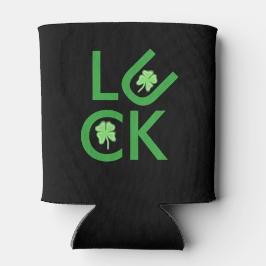 Geluk en Shamrocks Koelbox Blikjeskoeler (Achterkant)