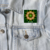Geluk & Feestdagen_ Vierkante Button 5,1 Cm (In situ)