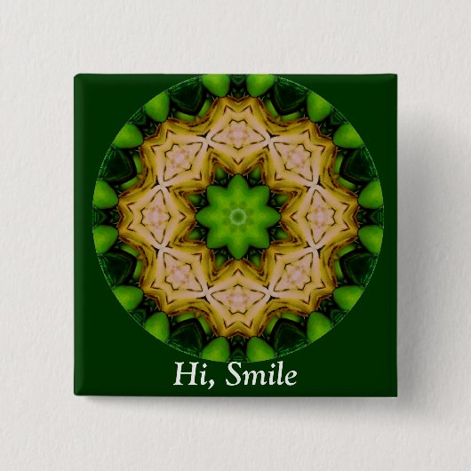 Geluk & Feestdagen_ Vierkante Button 5,1 Cm (Voorkant)
