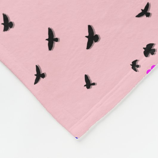 Geluk Fleece Deken (Hoek)