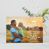 Geluk | Full Photo-flatcard Kaart (Staand voorkant)