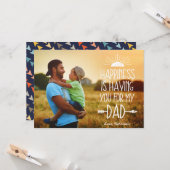 Geluk | Full Photo-flatcard Kaart (Voorkant / Achterkant in situ)