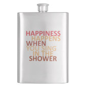 Geluk gebeurt als je onder de douche zingt flacon (Voorkant)