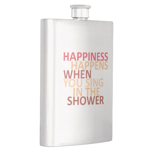 Geluk gebeurt als je onder de douche zingt flacon (Rechts)
